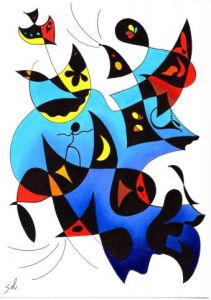 Dessin de Sol: De rêves en étoiles, le chant de la nuit