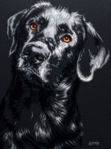 Peinture de guionie jean: Patience et Détermination 