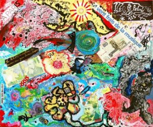 Peinture de Leonore Queffelec: Le parfum des devises