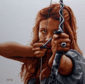 Peinture de guionie jean: Le tir pourrait être ....fatal