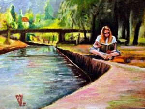 Peinture de Hano Pierre: La culture au canal