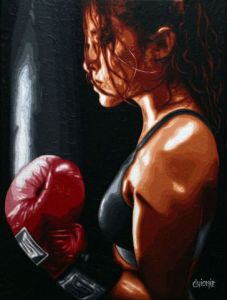 Peinture de guionie jean: Etre forte dans l'adversité