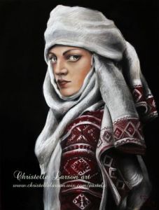 Peinture de Christelle Larson: L'Ame Slave