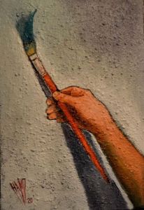 Peinture de Hano Pierre: La Trace