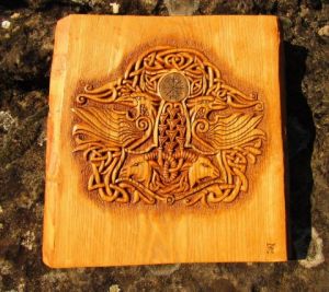 Sculpture de Joe Amarok: MYTHOLOGIE NORDIQUE