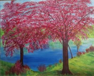 Peinture de LUCIE2: PRINTEMPS