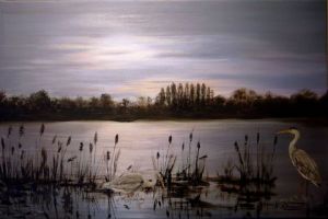 Peinture de Marie-Mathilde Dumont: Douce sérénité