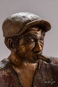 Sculpture de corinne crespi: Luis