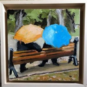 Peinture de milsant:   L'AVERSE