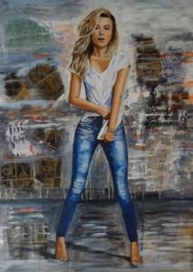 Peinture de sandrine richalet: la vie est belle