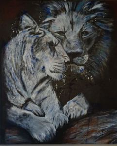 Peinture de sandrine richalet: la force tranquille