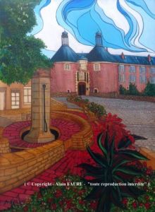 Peinture de ALAIN FAURE: SAINT FARGEAU