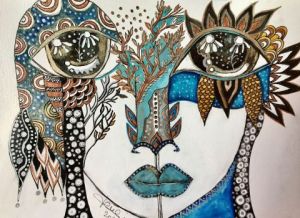 Peinture de CAROLE JEULIN: L’âme à Zones 2