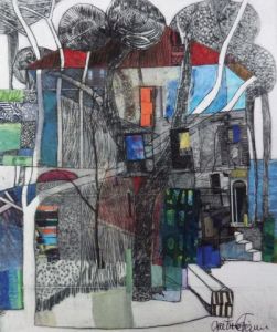 Oeuvre de ETIENNE Gaetane: Maison entre les arbres 2