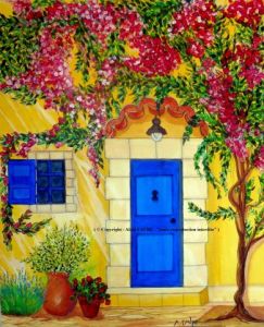 Peinture de ALAIN FAURE: LE BOUGAINVILLIER