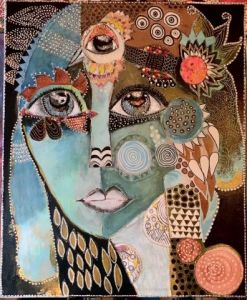 Peinture de CAROLE JEULIN: Au delà des mots 