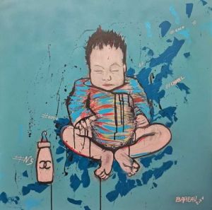 Peinture de Cédric BAREAU: Meyron