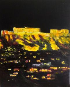 Peinture de LUCIE2: NUIT GRECQUE