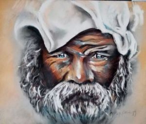 Peinture de odile JOLY: sagesse