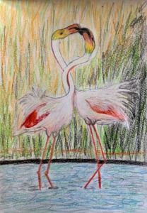 Dessin de jean pierre MALLET: Les amoureux