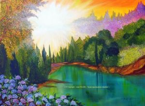 Peinture de ALAIN FAURE: REFLEXION