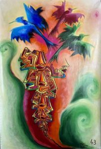 Peinture de Jacqueline Muller Grugnardi: ESPRITS LIBRES