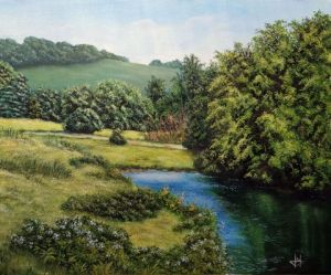 Peinture de Markkus Nelrog: Place pour pique nique