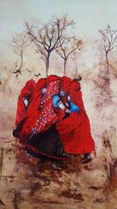 Peinture de Marie-Therese THEVENOT: Tempete de sable