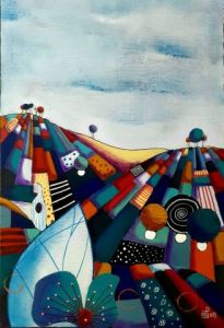 Peinture de Marie-Pierre JAN: Evasion