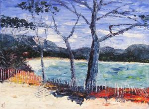 Peinture de valerie jouve: CORSE, PORTO VECCHIO