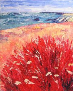 Peinture de valerie jouve: QUIBERON, LA COTE SAUVAGE