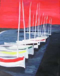 Peinture de valerie jouve: POINTUS