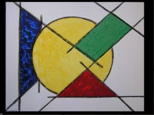 Peinture de valerie jouve: abstrait, géométrie