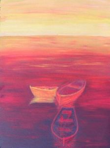 Peinture de valerie jouve: BARQUES