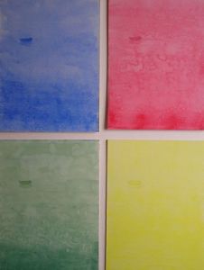 Peinture de valerie jouve: QUADRICHROMIE