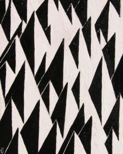 Peinture de valerie jouve: voiles noires voiles blanches