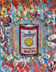 Peinture de SONYA DZIABAS: « CHILDREN SPIRIT « 