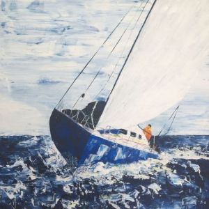 Peinture de valerie jouve: VENDEE GLOBE