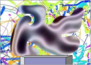 Art_numerique de NICO BALZAK: statue -1