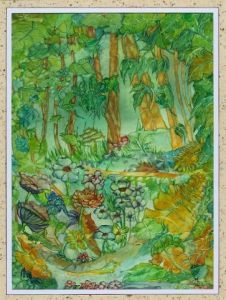 Peinture de Chantal Mazade: Primevertes