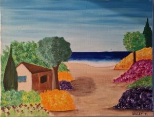 Peinture de isabelle sallet : LE PARADIS