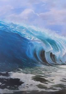 Peinture de catherin nathalie: Océan 2