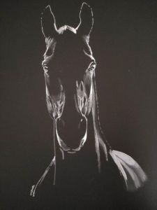 Dessin de Nenette: Crinière au vent 