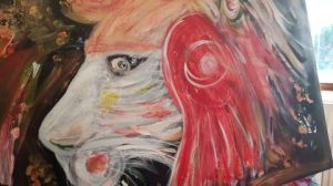 Peinture de GHIS: LE LION EST MORT CE SOIR 