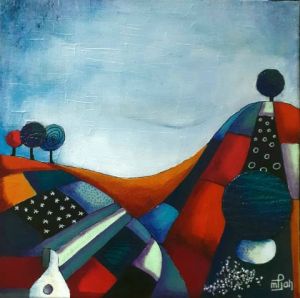 Peinture de Marie-Pierre JAN: A l'aube