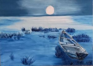 Peinture de LUCIE2: CLAIR DE LUNE