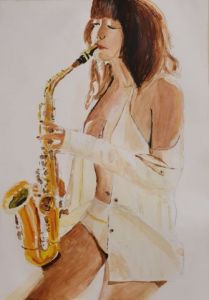 Peinture de Arsene Gully: Improvisation (Jazz 2)