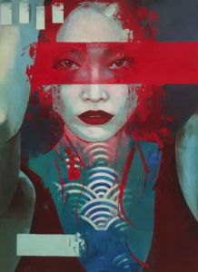 Peinture de Anna Jendrzejak: Nuit