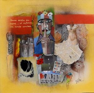 Peinture de Felix: OSONS SORTIR DU CADRE