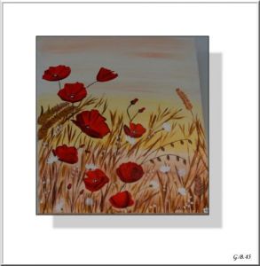 Peinture de isabelle sallet : COQUELICOTS